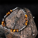 Fortune Jewel Cute Bone Pattern Tiger Eye Courage Beads Bracelet Fortune Jewel