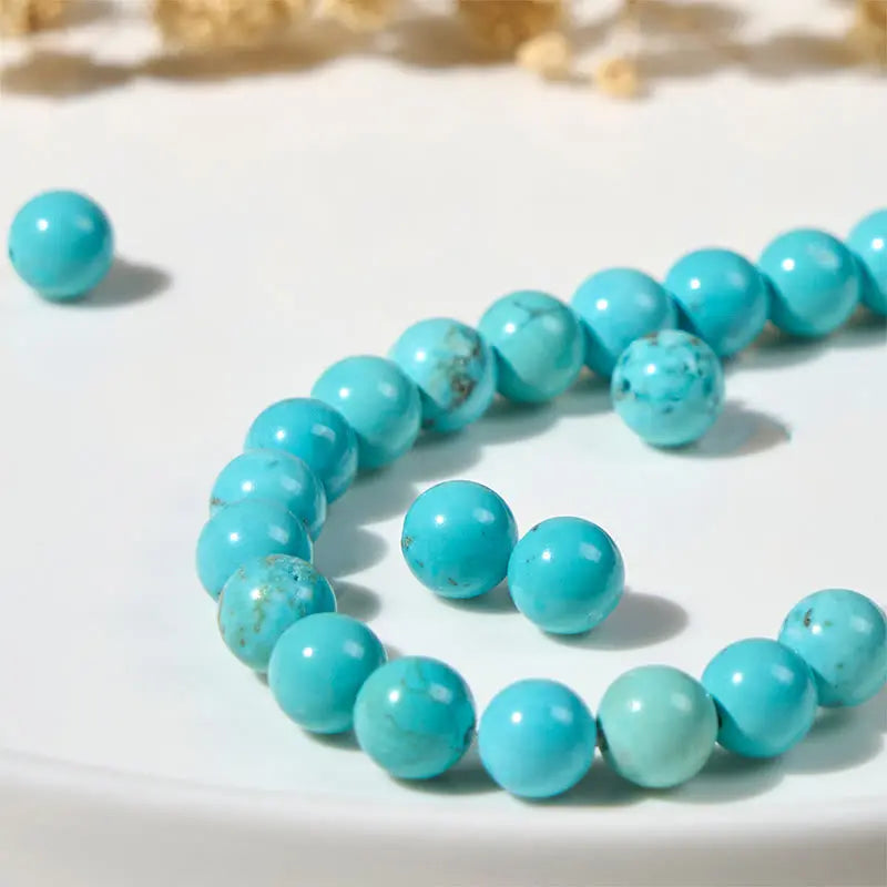 Fortune Jewel Natural Cat Turquoise Strength Beads Bracelet Fortune Jewel