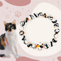 Fortune Jewel Calico Cat Natural Stone Ceramic Kitten Head Strength Bracelet Fortune Jewel