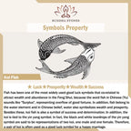 Fortune Jewel Vintage Koi Fish Hollow Design Stainless Steel Luck Necklace Pendant Fortune Jewel