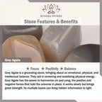 Fortune Jewel Natural Agate Stone Shark Wisdom Bracelet Fortune Jewel