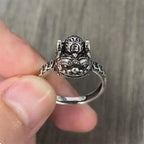 Fortune Jewel Lucky FengShui PiXiu Copper Coin Rotatable Ring Fortune Jewel