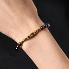 Fortune Jewel Cute Bone Pattern Tiger Eye Courage Beads Bracelet Fortune Jewel
