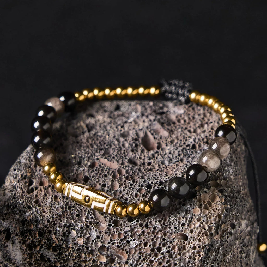 Fortune Jewel Cute Bone Pattern Tiger Eye Courage Beads Bracelet Fortune Jewel