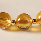 Fortune Jewel Natural Citrine Fu Character Lucky Beast Prosperity Bracelet Fortune Jewel