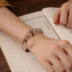 Fortune Jewel Lightning Struck Wood Red Phantom Yin Yang Protection Bracelet Fortune Jewel