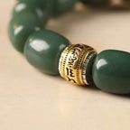 Fortune Jewel Bodhi Seed Om Mani Padme Hum Lion Head Peace Bracelet Fortune Jewel