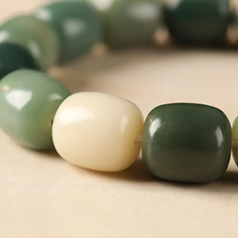 Fortune Jewel Bodhi Seed Om Mani Padme Hum Lion Head Peace Bracelet Fortune Jewel