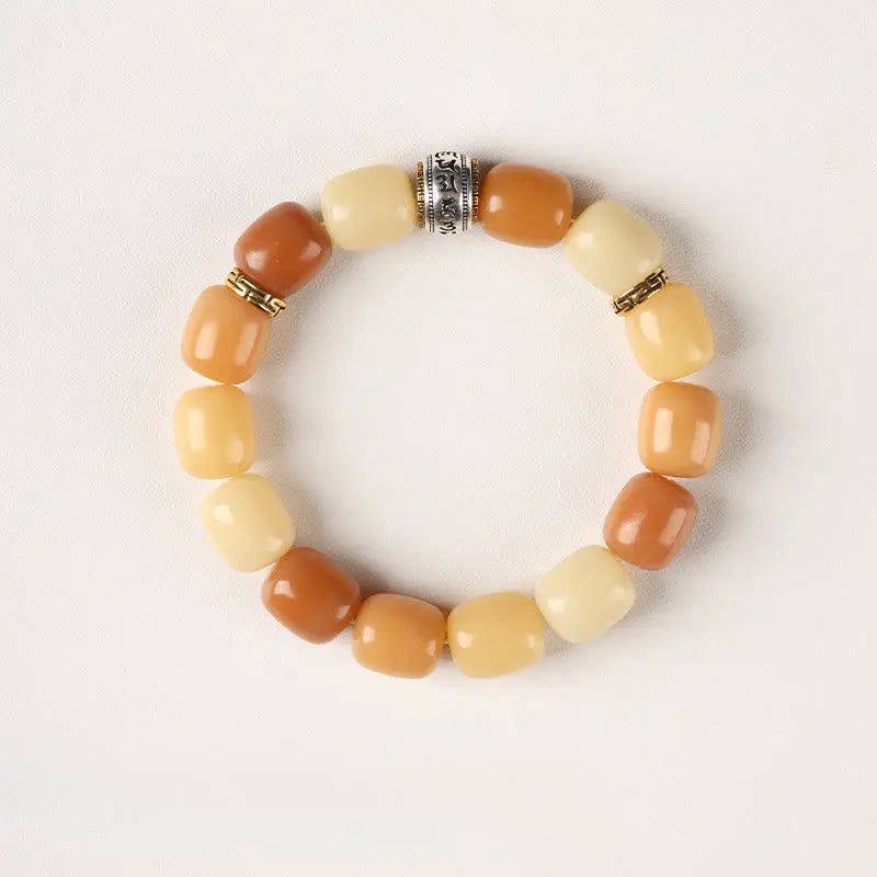 Fortune Jewel Bodhi Seed Om Mani Padme Hum Lion Head Peace Bracelet Fortune Jewel