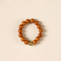 Fortune Jewel Olive Pit Bead Copper Coin Inner Strength Ring Fortune Jewel