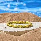 Fortune Jewel Natural Colorful Emperor Stone Oval Square Beads Anti-stress Bracelet Fortune Jewel