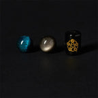 Fortune Jewel Silver Sheen Obsidian Blue Tiger Eye Black Onyx Five Elements Protection Bracelet Fortune Jewel