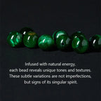 Fortune Jewel Natural Grey Jasper Kambamba Jasper Tiger Eye Om Mani Padme Hum Protection Bracelet Fortune Jewel