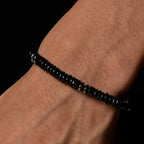 Fortune Jewel Small Black Obsidian Green Aventurine Grey Jasper Tiger Eye Strength Rope Bracelet Fortune Jewel