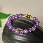 Fortune Jewel Natural Amethyst Beads Balance Relieves Stress Buckle Bracelet Fortune Jewel