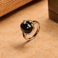 Fortune Jewel Copper Rose Flower Adjustable Self Care Ring Fortune Jewel