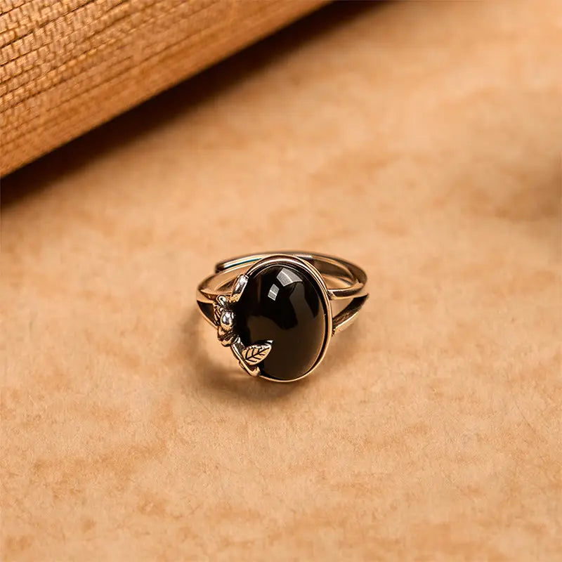 Fortune Jewel Copper Rose Flower Adjustable Self Care Ring Fortune Jewel