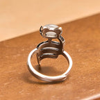 Fortune Jewel Copper Fox Head Open Healing Ring Fortune Jewel