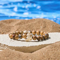 Fortune Jewel Natural Various Stones Dolphin Spiritual Balance Bracelet Fortune Jewel