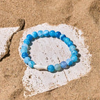 Fortune Jewel Natural Agate Stone Shark Wisdom Bracelet Fortune Jewel