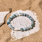 Fortune Jewel Natural Agate Stone Shark Wisdom Bracelet Fortune Jewel