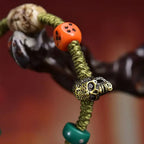 Fortune Jewel Tibetan Dragon Pattern Dice Handmade Rope Bracelet Fortune Jewel