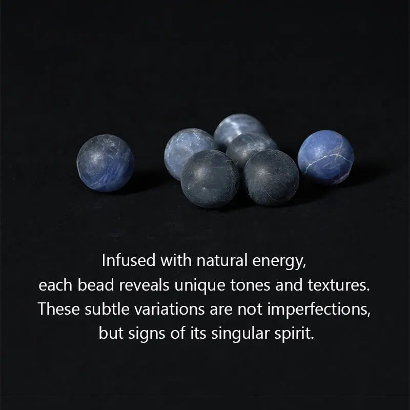 Fortune Jewel Natural Sodalite Grey Jasper Om Mani Padme Hum Harmony Bracelet Fortune Jewel
