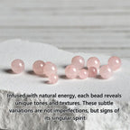 Fortune Jewel 925 Sterling Silver Lotus Design Natural Pink Crystal Soothing Bracelet Fortune Jewel