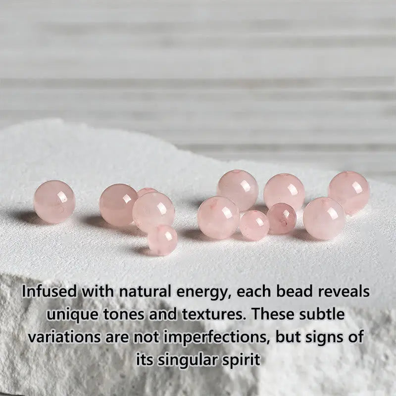 Fortune Jewel 925 Sterling Silver Lotus Design Natural Pink Crystal Soothing Bracelet Fortune Jewel