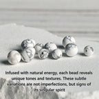 Fortune Jewel 925 Sterling Silver Lotus Design Natural White Turquoise Wealth Bracelet Fortune Jewel