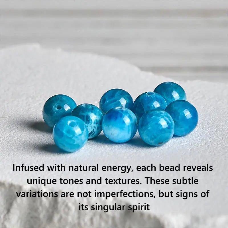 Fortune Jewel 925 Sterling Silver Lotus Natural Apatite Creativity Bracelet Fortune Jewel