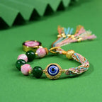 Fortune Jewel Tibet Evil Eye Nine Tailed Fox Thangka Keep Away Evil Spirits String Bracelet Fortune Jewel