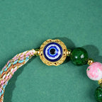Fortune Jewel Tibet Evil Eye Nine Tailed Fox Thangka Keep Away Evil Spirits String Bracelet Fortune Jewel