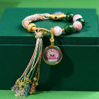 Fortune Jewel Tibet Evil Eye Nine Tailed Fox Thangka Keep Away Evil Spirits String Bracelet Fortune Jewel