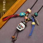 Fortune Jewel Tibetan Skull The Lord of the Corpse Forest New Beginning Rope Necklace Pendant Fortune Jewel