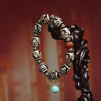 Fortune Jewel Tibetan Lightning Treasure Vase Dzi Bead The Lord of the Corpse Forest Power Bracelet Fortune Jewel