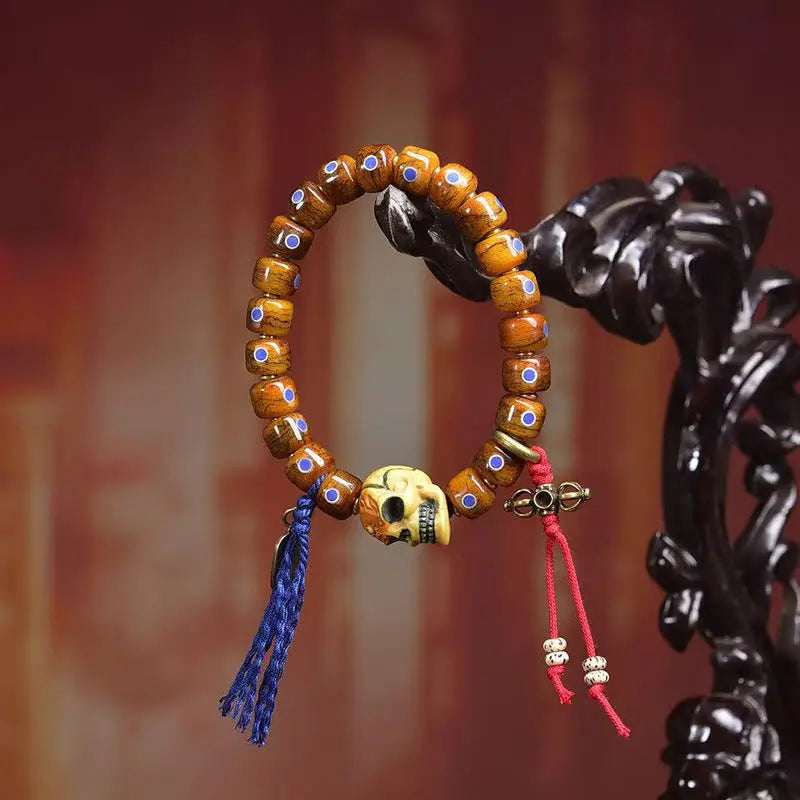 Fortune Jewel Tibetan Bone Beads The Lord Of The Corpse Forest Keep Away Evil Spirits Bracelet Fortune Jewel