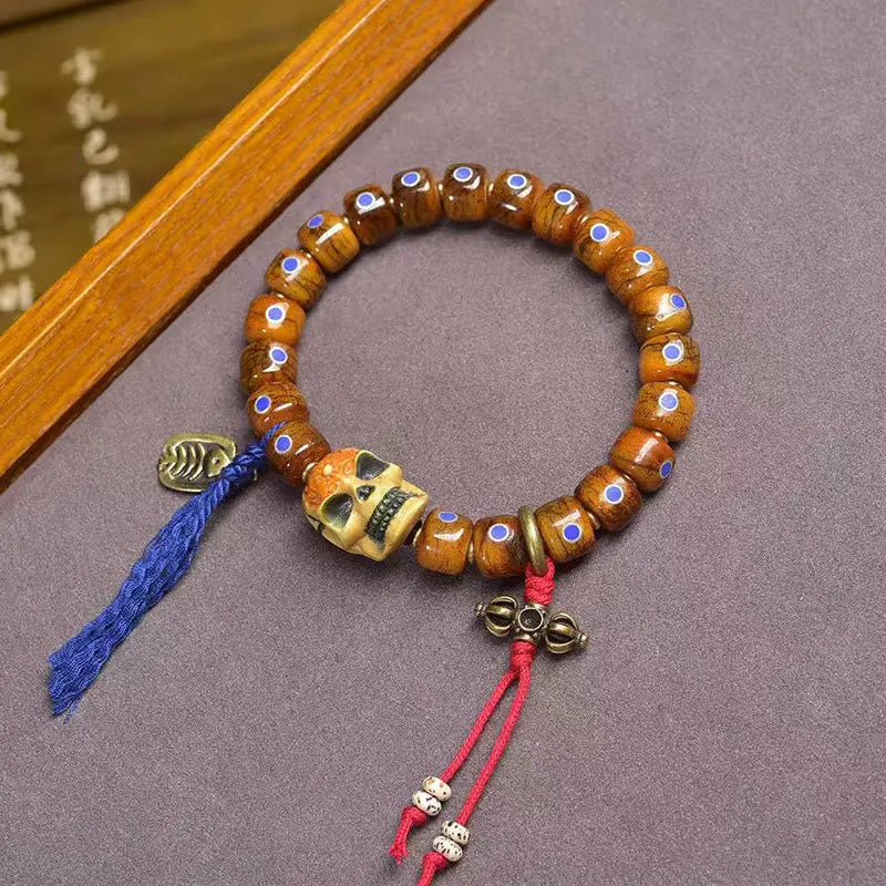 Fortune Jewel Tibetan Bone Beads The Lord Of The Corpse Forest Keep Away Evil Spirits Bracelet Fortune Jewel