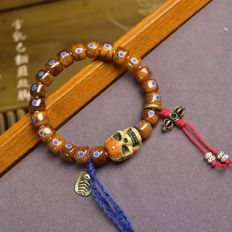 Fortune Jewel Tibetan Bone Beads The Lord Of The Corpse Forest Keep Away Evil Spirits Bracelet Fortune Jewel