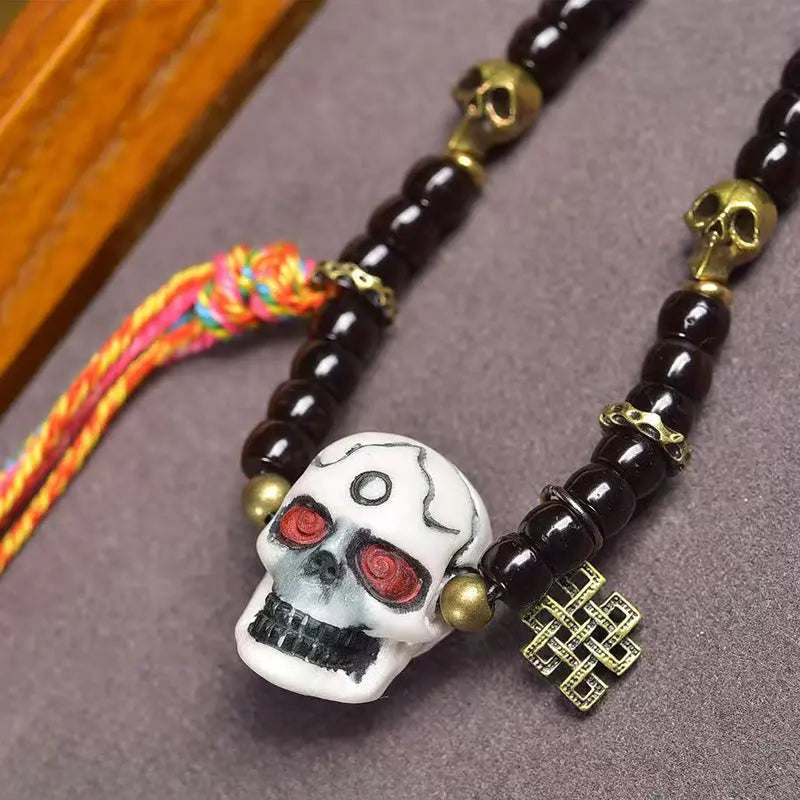 Fortune Jewel Tibet Coconut Shell The Lord of the Corpse Forest Positive Bracelet Fortune Jewel