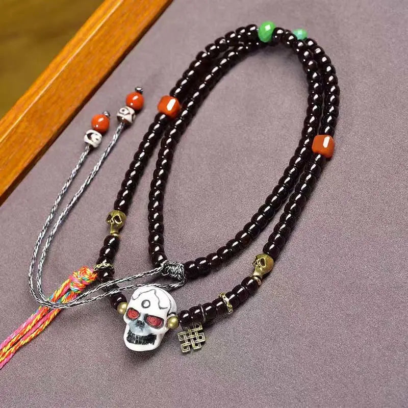 Fortune Jewel Tibet Coconut Shell The Lord of the Corpse Forest Positive Bracelet Fortune Jewel