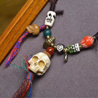 Fortune Jewel Tibetan Skull The Lord Of The Corpse Forest Keep Away Evil Spirits Necklace Pendant Fortune Jewel