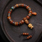 Fortune Jewel Tibet Bone Beads The Lord Of The Corpse Forest Reminders of Our Impermanence Bracelet Fortune Jewel