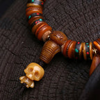 Fortune Jewel Tibet Bone Beads The Lord Of The Corpse Forest Reminders of Our Impermanence Bracelet Fortune Jewel