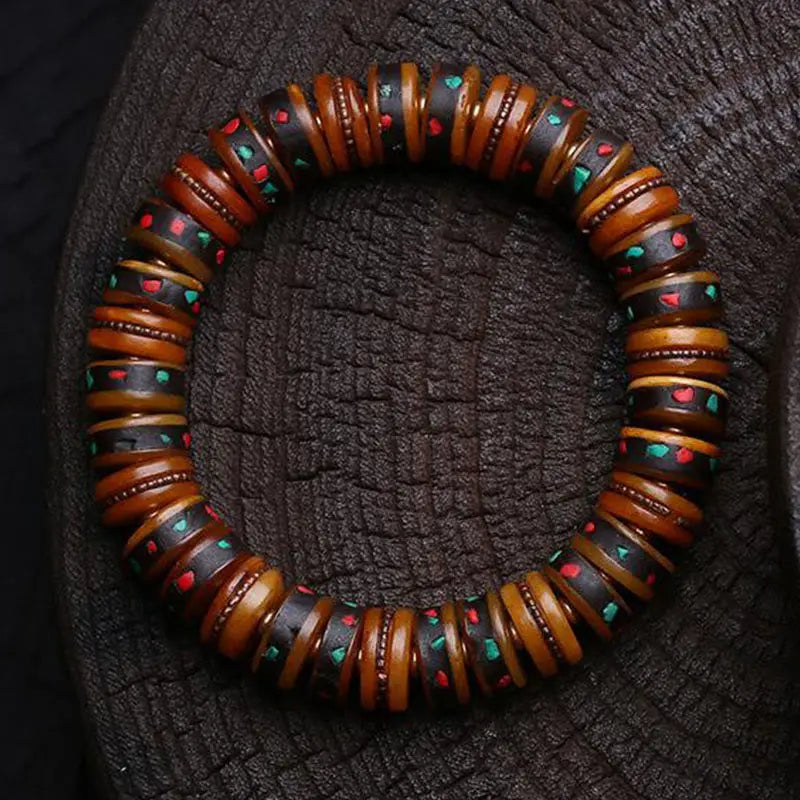 Fortune Jewel Tibet Bone Beads The Lord Of The Corpse Forest Reminders of Our Impermanence Bracelet Fortune Jewel