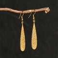 Fortune Jewel Elegant Titanium Steel Balance Hammer Marks Earrings Fortune Jewel