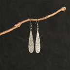 Fortune Jewel Elegant Titanium Steel Balance Hammer Marks Earrings Fortune Jewel