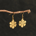 Fortune Jewel Elegant Titanium Steel Balance Hammer Marks Earrings Fortune Jewel