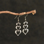 Fortune Jewel Elegant Titanium Steel Balance Hammer Marks Earrings Fortune Jewel