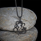 Fortune Jewel Ganesh Elephant Stainless Steel Protection Necklace Pendant Fortune Jewel